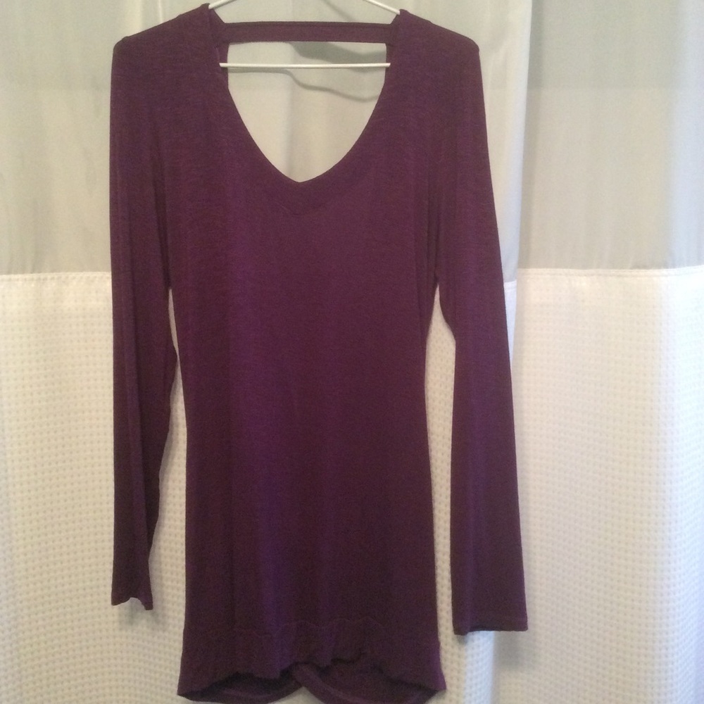 Reversible Draped Athleisure Tunic